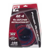 Kit De Cables Calibre 4 Power Acoustik Ak-4 Buena Calidad