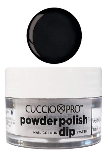 Cuccio Midnight - Polvo Para Saltar (0.49 oz), Color Negro