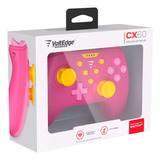 Control Cx60 Compratible Con Nintendo Switch Color Rosa