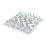 Ajedrez De Vidrio 25 X 25 Cms Juego Mesa Glass Chess