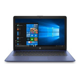 Notebook Hp Stream 14-ax112la Royal Blue 14 , Intel Celeron N4020  4gb De Ram 64gb Ssd, Intel Uhd Graphics 600 1366x768px Windows 10 Home