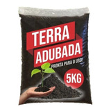 Terra Adubada Fortalecedora P/ Plantas Jardins Vegetal 5kg