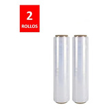 2 Rollos De Emplaye Playo Film Pelicula Estirable 18x50x800