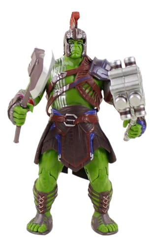 Muñeco Marvel Thor Ragnarok Hulk Gladiador 20cm