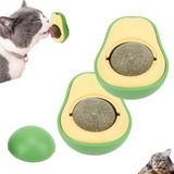 Kit 2 Brinquedo Para Gato Com Catnip Erva Gato Abacate Bola