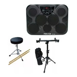 Kit Bateria Eletronica Revas Roland Pb350 + Estante+banco