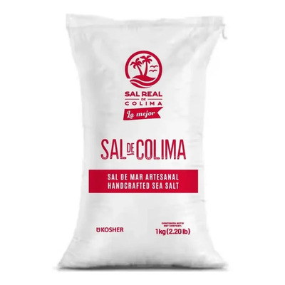 Sal de Mar Gruesa Orgánica 1kg Sal Real de Colima | MercadoLibre