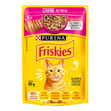 Friskies Sache Ao Molho Gato Adulto Sabor Carne 85g