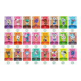 Mini Tarjetas Amiibo Animal Crossing Colección Completa 72pz