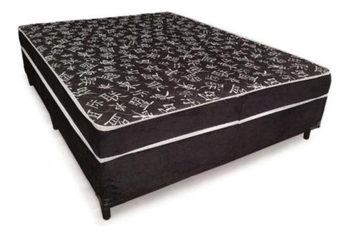 Cama Box Casal Conjugada 138x188 Com Espuma D23