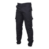 Pantalon Policial Tactico Azul Cargo Hombre Alcatraz