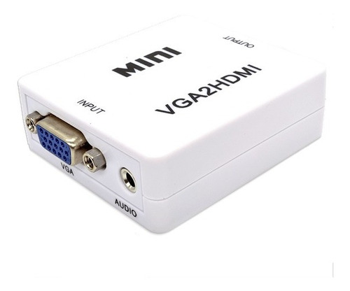 Convertidor Vga A Hdmi + Audio Pc Portatiles Adaptador