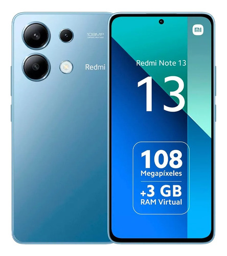 Smartphone Xiaomi Redmi Note 13 Dual Sim 128 Gb Azul 6 Gb