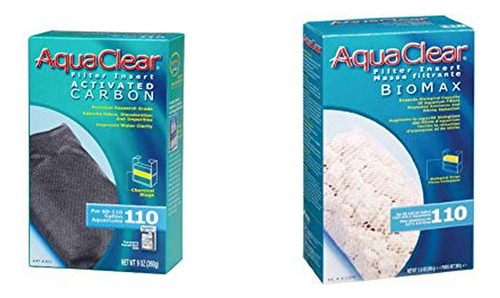 Aquaclear 110 Filter Media Replacement Bundle, Biomax And Ac