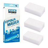 Esponja Magica Limpeza Pesada 3un Tekbond