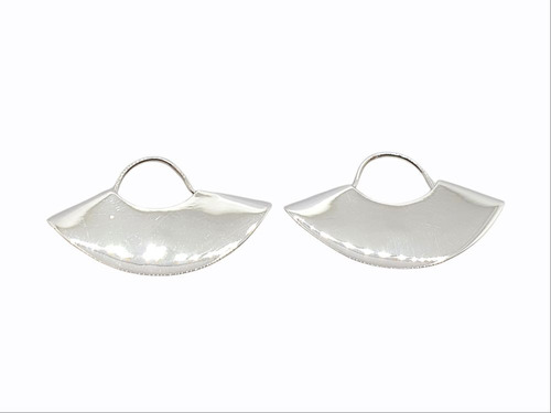 Aretes Arracada Canasta Plata Ley .925 Modelo 14