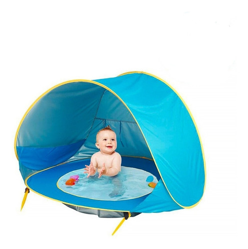 Barraca Infantil De Praia Com Piscina Com Protecao Uv