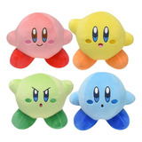 Paquete De 4 Peluches Kirby Colores Nintendo 16 Cm All Stars