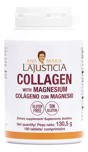 Ana Maria Lajusticia Colágeno Con Magnesio 180 Tabletas 
