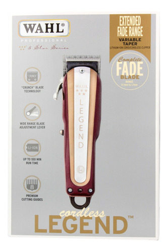 Cortadora De Pelo Inalambrica Wahl Legend Cordless Barber 3c