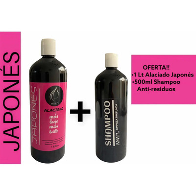Alaciado Japonés Efecto Espejo 1 Lt + Shampoo Neutro | Meses sin interés