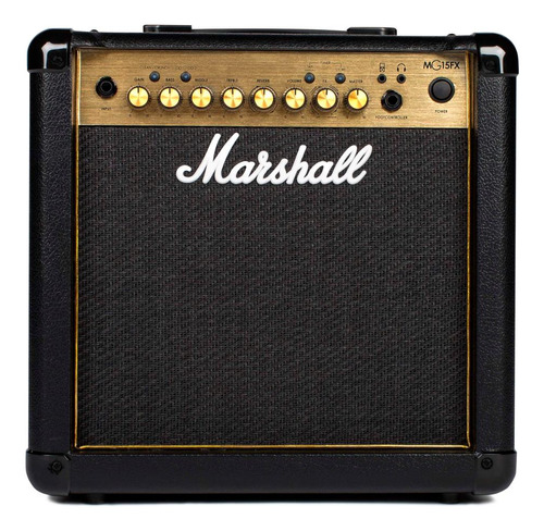 Amplificador Guitarra 1x8 15w Marshall Mg15fx Com Efeitos