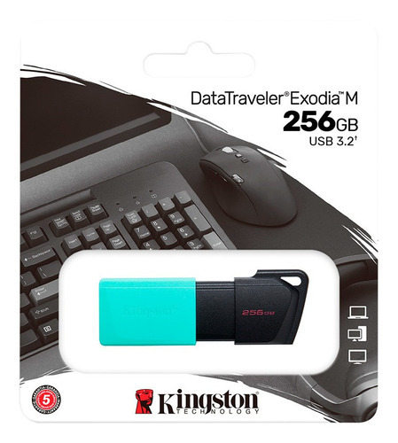 Memoria Usb 3.2 Kingston Datatraveler Exodia M 256gb