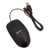 Amazonbasics Ratón De Computadora Con Cable Usb De 3 Botones