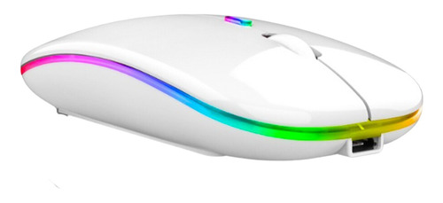 Mouse Inalámbrico Recargable Bluetooth/usb Para Mac/iPad/pc