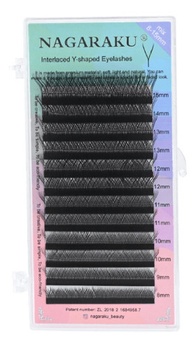Cílios Y-shaped Eyelashes Nagaraku 0,07 Lu Mix Yy Brasileiro
