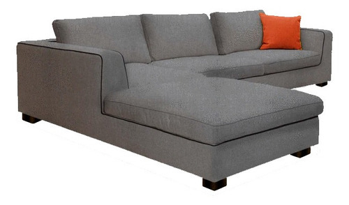 Sala Phoenix Lino Gris Derecha Sofas Sillones Pieza Salas