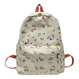 Mochila Sólida Con Estampado Digital De Hello Kitty Cat