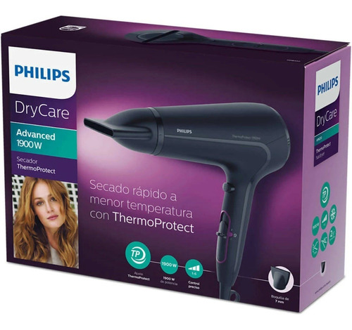 Secador Philips Thermoprotect  Hp8230 1900w Negro Oferta