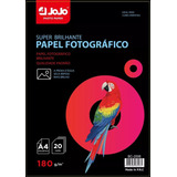 Papel Fotográfico Premium A4 Glossy 180g  500 Folhas Premium