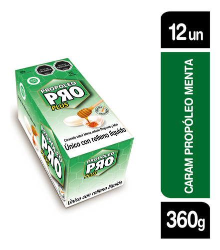 Pack 12 Propóleo Pro Forte Menta 30gr