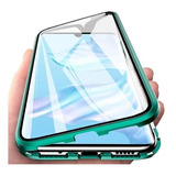 Capa Magnetica 360 Xiaomi Poco X3 Pro Metal Vidro Verde