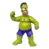 Homero Simpson Parodia Hulk Avengers  Figura  Resina 14 Cm 