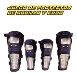 Juego De Proteccion Para Motociclistas - Rodillera Y Codera