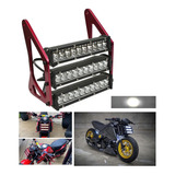 Faro Led Delantero Para Moto Cafe Racer/chopper Con Stent