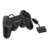 Control Mando Para Play Station 2 Dualshock Black Color Azul