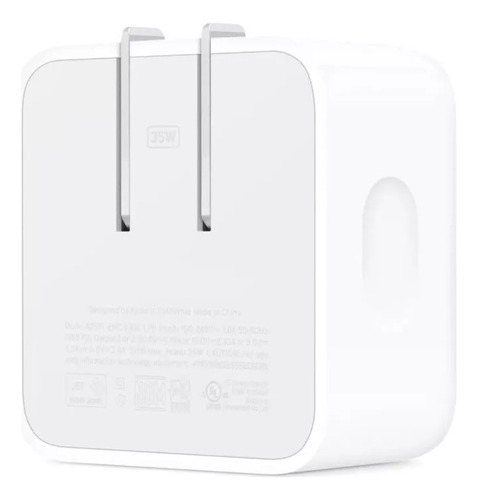 Cargador Para iPhone XR Xs Max Doble Usb C Carga Rapida 35w