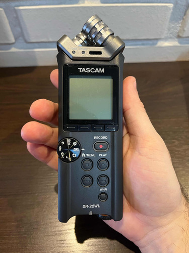 Gravador Digital Portátil Tascam Dr-22wl Com Wifi Completo