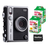 Fujifilm Instax Mini Evo Hybrid Black Instant Camera Bundle.