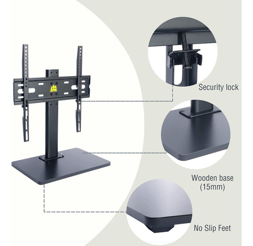 Soporte Universal Para Tv Con Base De Madera Para Televisore