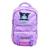 Mochila Kawaii Morada Kuro 22 Litros Seguridad Grafimax