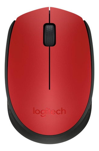 Mouse Inalámbrico Logitech  M170 M170 Rojo Y Negro