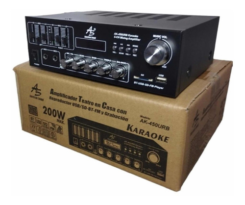 Amplificador Américan Sound Ak450ub Bluetooth Nuevo