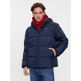 Parka Essential Con Logo Azul Tommy Jeans