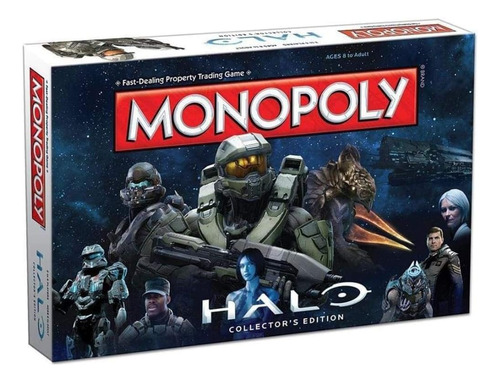 Juego De Mesa Usaopoly Halo Monopoly