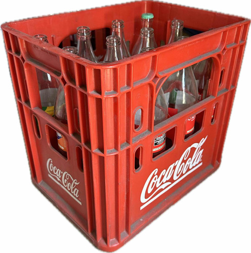 Cajón De Coca Cola De Vidrio 1 Litro